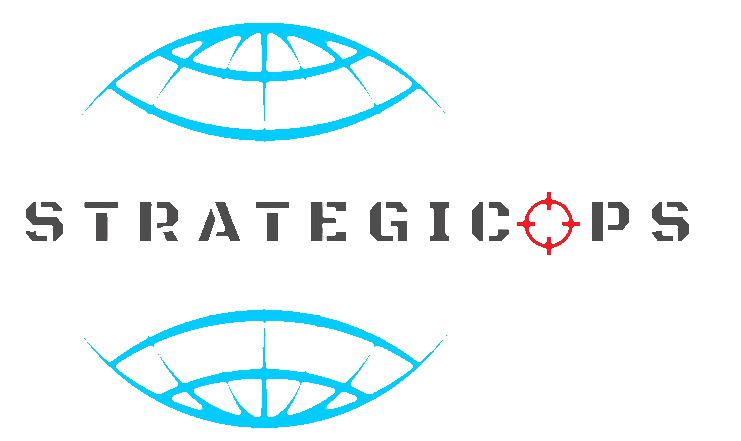 StrategicOps wordmark with globe and red target